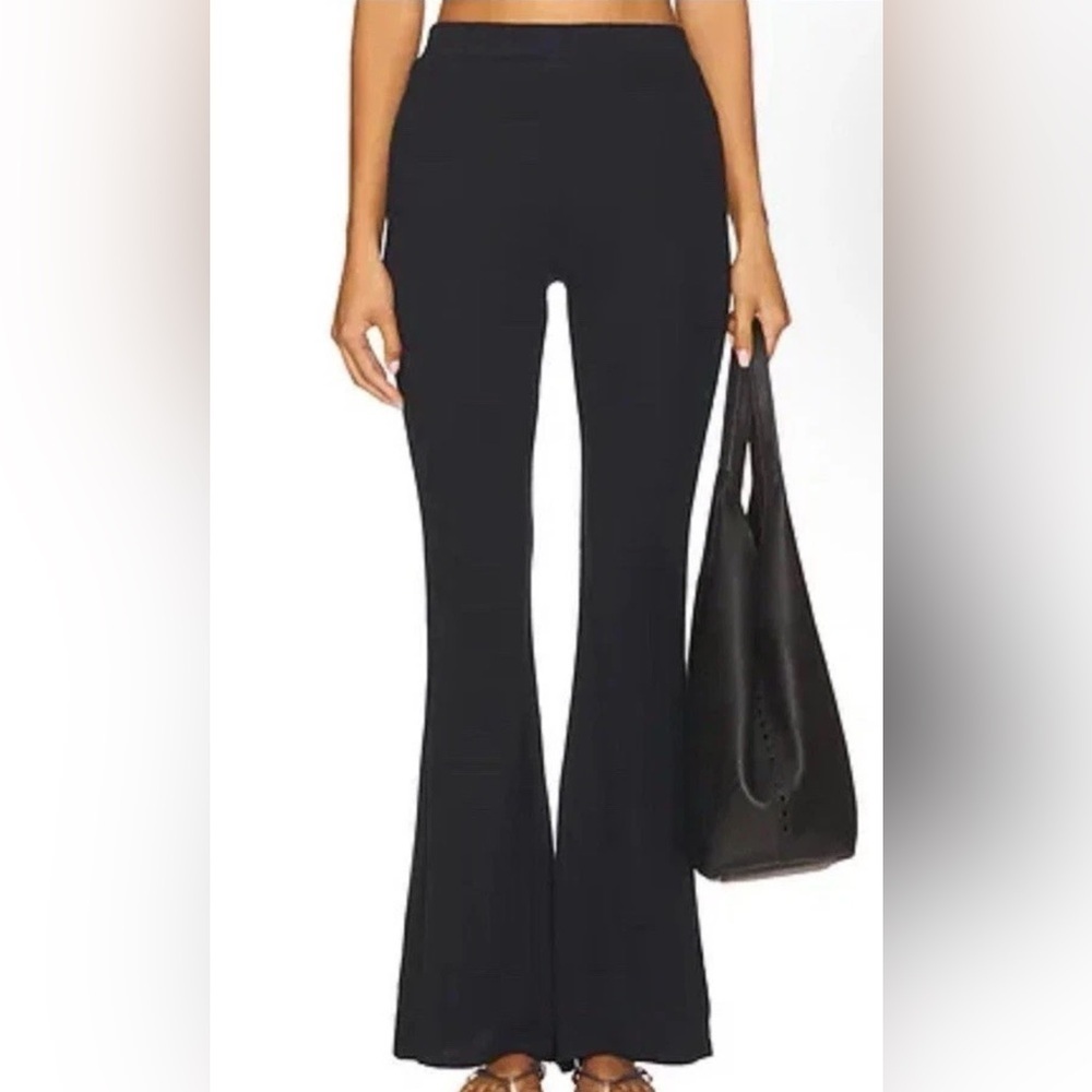 525 America Flare Stretch Fitted Pants Women's Size Medium Black